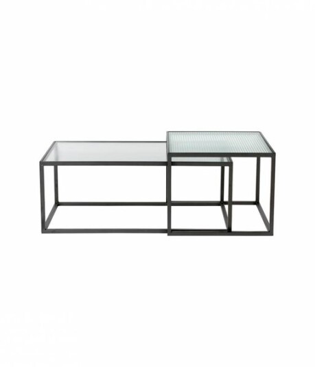 Dutchbone Boli Sofabord - Glass/Jern Unoliving