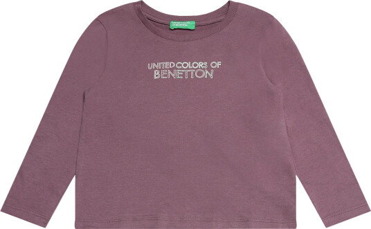 United Colors of Benetton T Shirt L/S Purple 82 United Colors of Benetton T Shirt L/S Purple 82