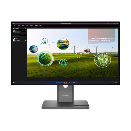 Lenovo ThinkVision P27Q-40 27" PC-skjerm 2560x1440 120Hz IPS Svart Lenovo ThinkVision P27Q-40 27" PC-skjerm 2560x1440 120Hz IPS Svart