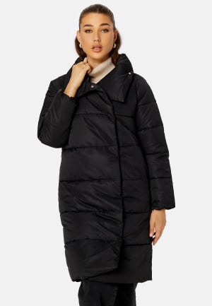 ONLY New June Long Puffer Black M ONLY New June Long Puffer Black M