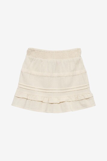 Vero Moda Girl Skjørt vmPretty Short Skirt Wvn Grå