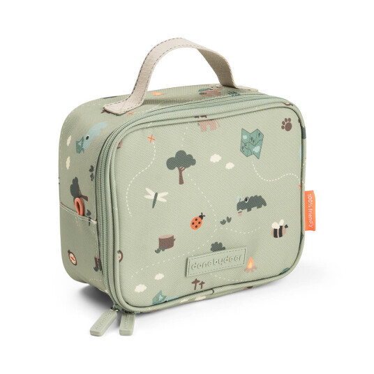 Done by Deer Tiny Insulated Lunch Bag Tiny Trails Green 2,8 L Green 21X 9X H 18CM
