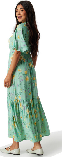 Y.A.S Yasmoki 2/4 Long Dress Green S