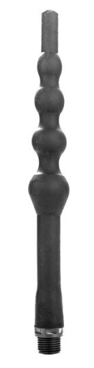 All Black Silicone Anal Douche SA04