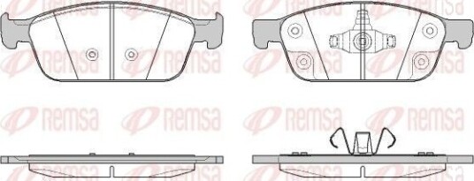 REMSA 1510.50 Bremseklosser