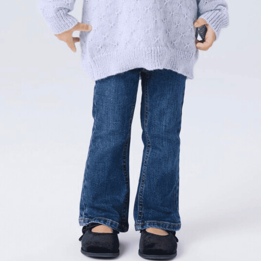 Name It Nmfpolly bootcut jeans til småbarn Dark Blue Denim (104) 104
