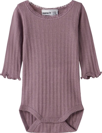 Name It Nbfwossa Wo/Si Rib Ls Body Purple 74 Name It Nbfwossa Wo/Si Rib Ls Body Purple 74