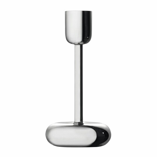 Iittala Nappula Stål Lysestake 183 mm - Elegant Design Iittala Nappula Stål Lysestake 183 mm - Elegant Design