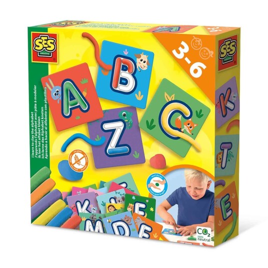 SES Creative Learn the Alphabet with Clay S14641