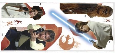 RoomMates Wallstickers Star Wars Burst Giant