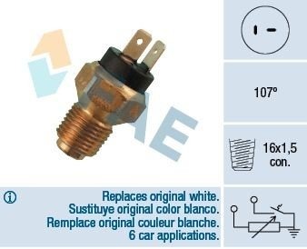 Sensor, motortemperatur FAE 34080