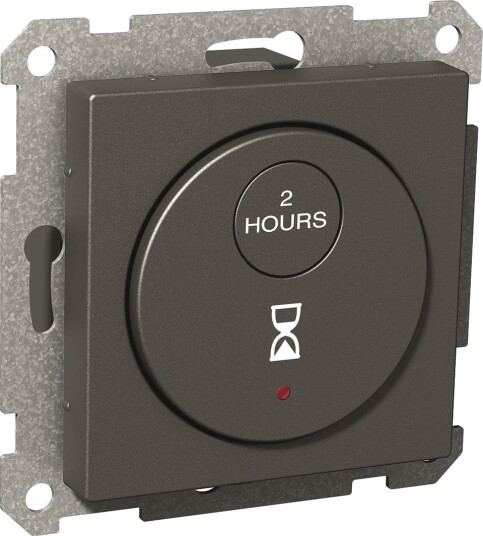 Schneider Electric Exxact Timer 2 polet Antrasitt Strømbrytere & vegguttak