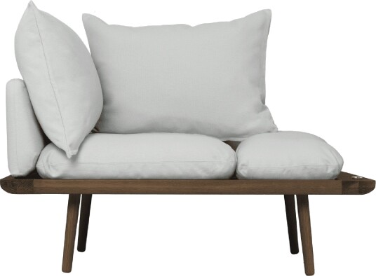 Umage Lounge Around 1½ seters Sofa Mørk Eik/sterling Sølv