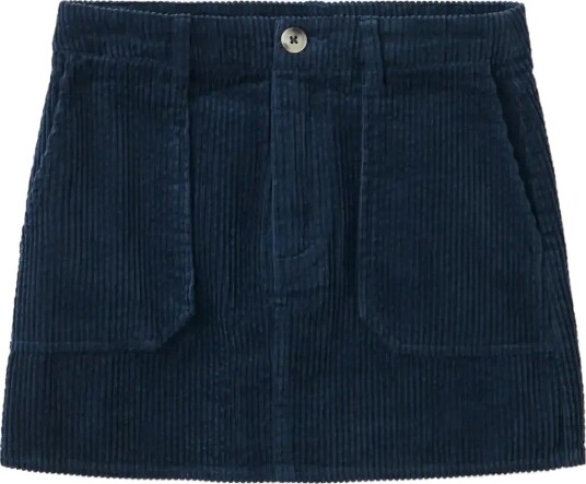Mango Cotton Corduroy Skirt NAVY 122