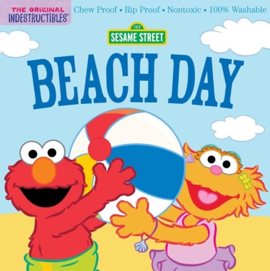 Indestructibles: Sesame Street: Beach Day  Chew Proof · Rip Proof · Nontoxic · 100% Washable (Book for Babies, Newborn Books, Safe to Chew)