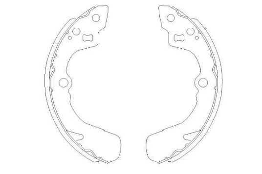 Bremsesko sett KAVO PARTS KBS 8905 Bremsesko sett KAVO PARTS KBS 8905