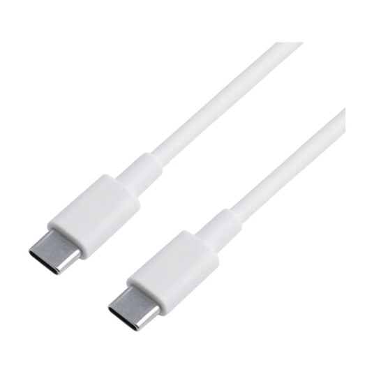 ELETRA USB-C TIL USB-C KABEL 2 M, HVIT