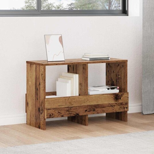 vidaXL Magasinreol Gammelt tre 68,5 x 30 x 45 cm vidaXL Magasinreol Gammelt tre 68,5 x 30 x 45 cm