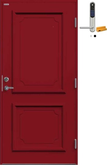 Ytterdør Diplomat Svea Tett med Yale Doorman Classic Home