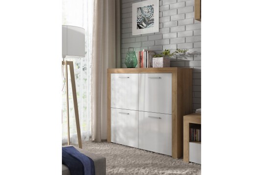 Tarka Kommode Tre/Natur/Hvit