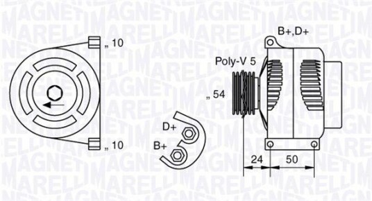 Dynamo MAGNETI MARELLI 063377027010