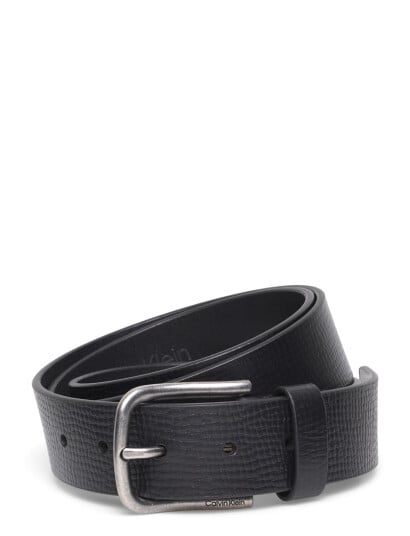 Calvin Klein Round Buckle 35Mm Fixed Black 110