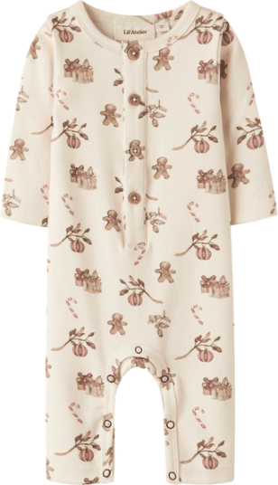 Lil' Atelier Nbnlayo julepyjamas til baby Turtledove Lil' Atelier Nbnlayo julepyjamas til baby Turtledove