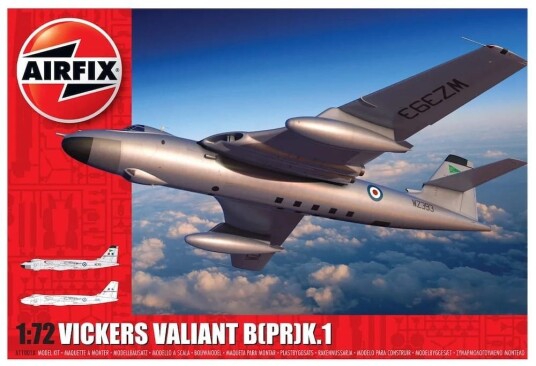 Airfix 1/72 Vickers Valiant B(PR)K.1 Modellbyggesett
