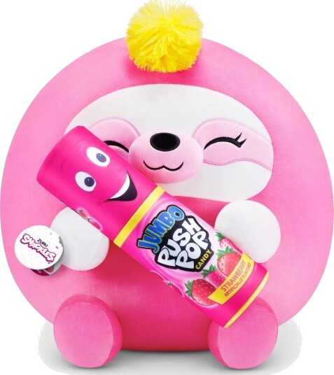 Zuru Snackles Kosebamse 35 cm Med Jumbo Push Pop Godteri Zuru Snackles Kosebamse 35 cm Med Jumbo Push Pop Godteri