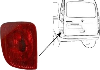 Tåkebaklys VAN WEZEL 4312939
