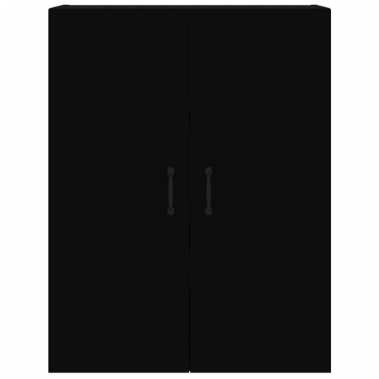 vidaXL Hengende veggskap svart 69,5x32,5x90 cm