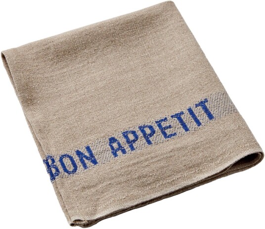 Charvet Éditions Placemats Bon Appetit Lin/bleu Bordbrikker