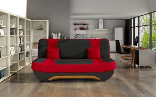 Fenga Sovesofa Svart/Rød Fenga Sovesofa Svart/Rød