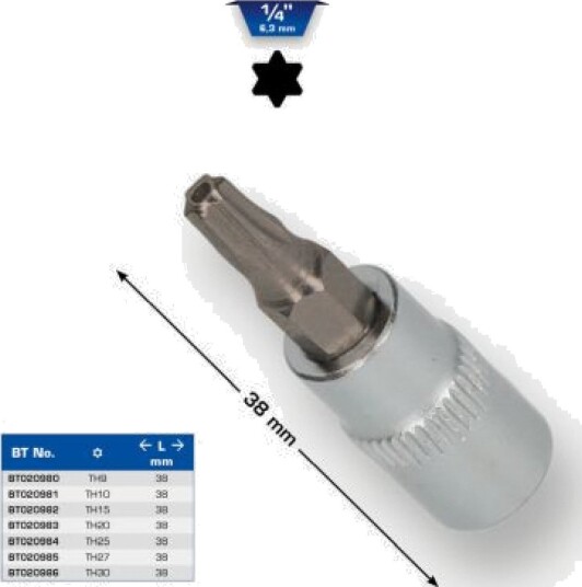 Ks Tools Bt020981 Bt020981 Topnøgle