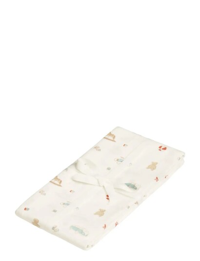 Cam Cam Copenhagen Jersey Swaddle Gots Vintage Toys Cream ONE SIZE