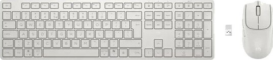HP keyboard and mouse set full size Pan Nordic white Input Device Tastatur & Mussett Dansk Hvit