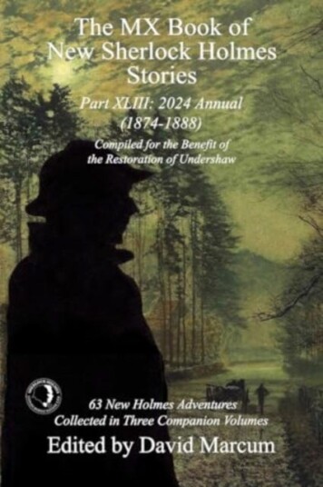 The MX Book of New Sherlock Holmes Stories Part XLIII  2024 Annual 18741888
