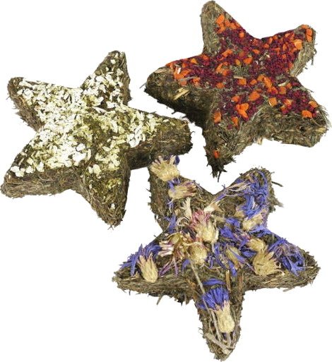 Rosewood Natural Herb 'n' Hay Star Trio til Smådyr 75 g