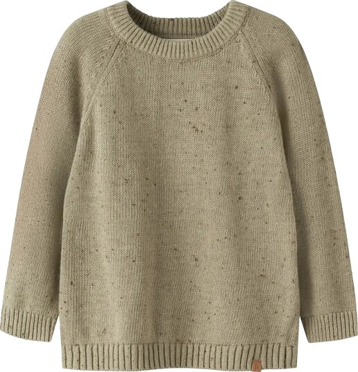 Lil"Atelier Nmngalto Fan Ls Knit Lil Khaki green 98