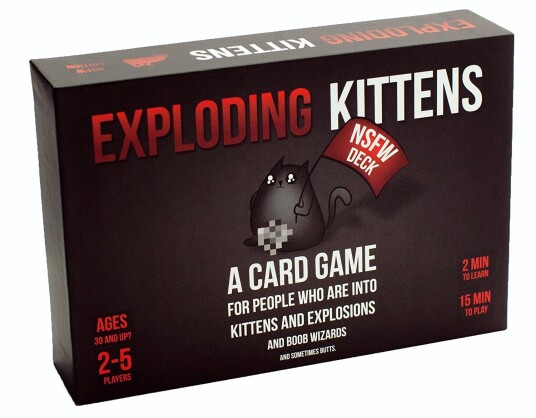 Exploding Kittens NSFW Barnespill - Engelsk Utgave