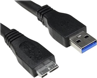 Akyga Ak Usb 13   Usb Kabel   Usb Type A Hann Til Micro Usb Type B Hann   Usb 3.0   1.8 M   Svart