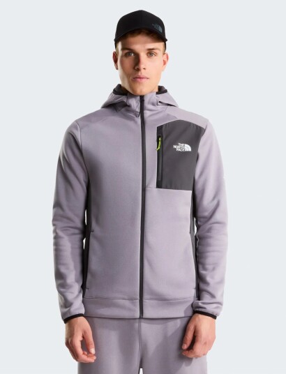 The North Face M Mountain Athletics Fleece Full Zip Jac Grey XS