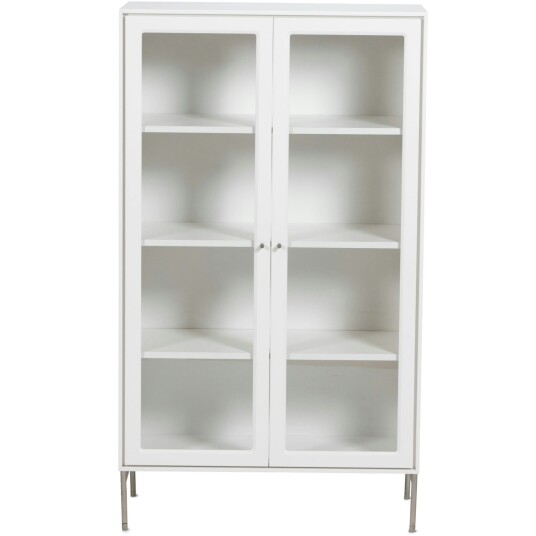 Mavis Volt Skap Glassdør Hvit 75x32x130 cm Mavis Volt Skap Glassdør Hvit 75x32x130 cm