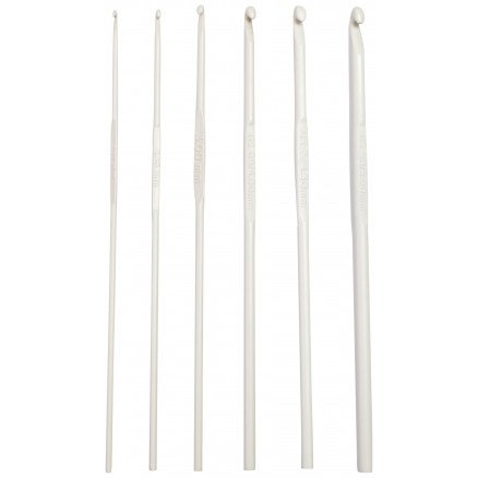 Pony Heklenålsett Aluminium 15 cm 2 5 mm 6 størrelser