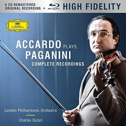 Salvatore Accardo Accardo Plays Paganini The Complete Recordings CD