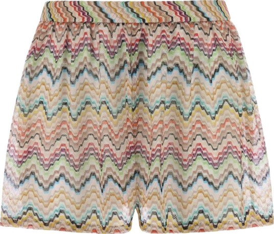 Missoni Dame Shorts Flerfarget S, Missoni Dame Shorts Flerfarget S,