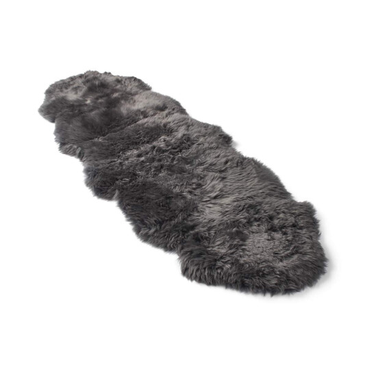 Nordic Sheep Merino saueskinn Langhåret New Zealand 170x60 cm Mørk grå Nordic Sheep Merino saueskinn Langhåret New Zealand 170x60 cm Mørk grå