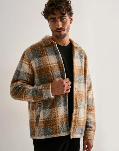 Brand Island Allesio Overshirt Overshirts Brun Brand Island Allesio Overshirt Overshirts Brun