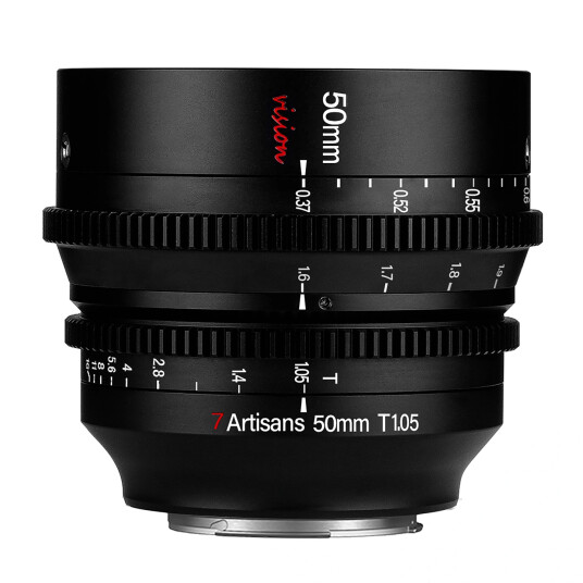 7Artisans 50mm T1.05 Canon RF-mount. APS-C. Sort 7Artisans 50mm T1.05 Canon RF-mount. APS-C. Sort