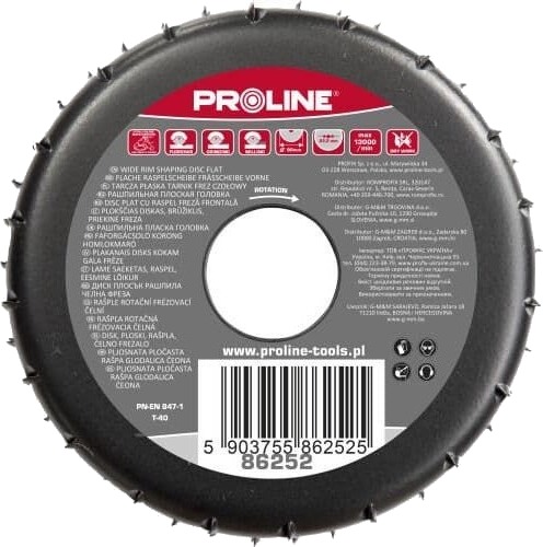 Profix Flat Disc Rask Tykk Tann Front Fres 120 Mm Proline Profix Flat Disc Rask Tykk Tann Front Fres 120 Mm Proline